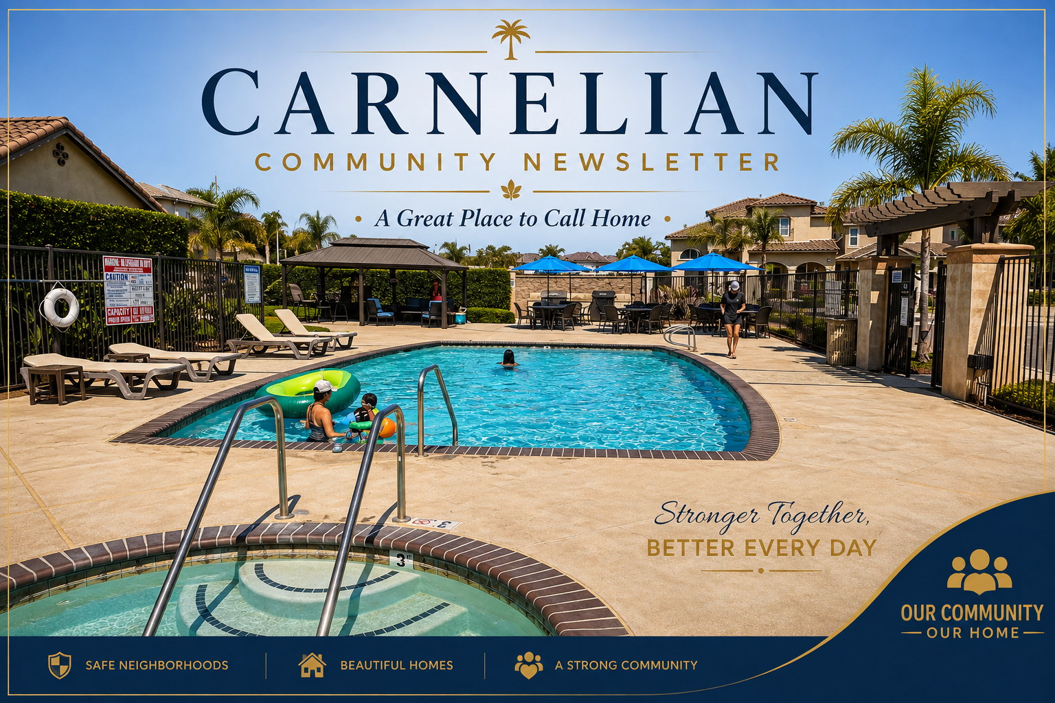 Carnelian community pool